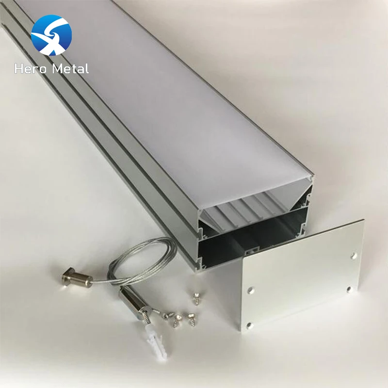 Aluminum strip light LED profiles