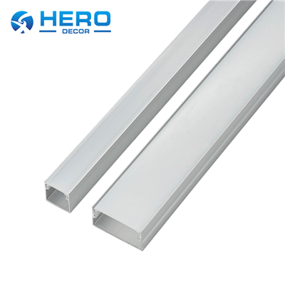 Aluminijasti profili za površinsko montažo z nizkim profilom za led luči